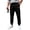 L-07 Black, variant on Gray Man Track Athletic Casual Running Pants for Man Spandex Pleated Paperbag Straight Leg Elastic Waist Plain Long Leg Fall Summer 2026 Clothing XL