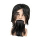 thumbnail image 2 of Cabeza de maniquí masculino de cabello humano real para peluquerías y peluquerías. Estilo D, 2 of 9