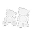 thumbnail image 2 of Troqueles de corte de Metal Advancent DIY en forma de oso 2 pack/lote Herramientas y accesorios para hornear, 2 of 6