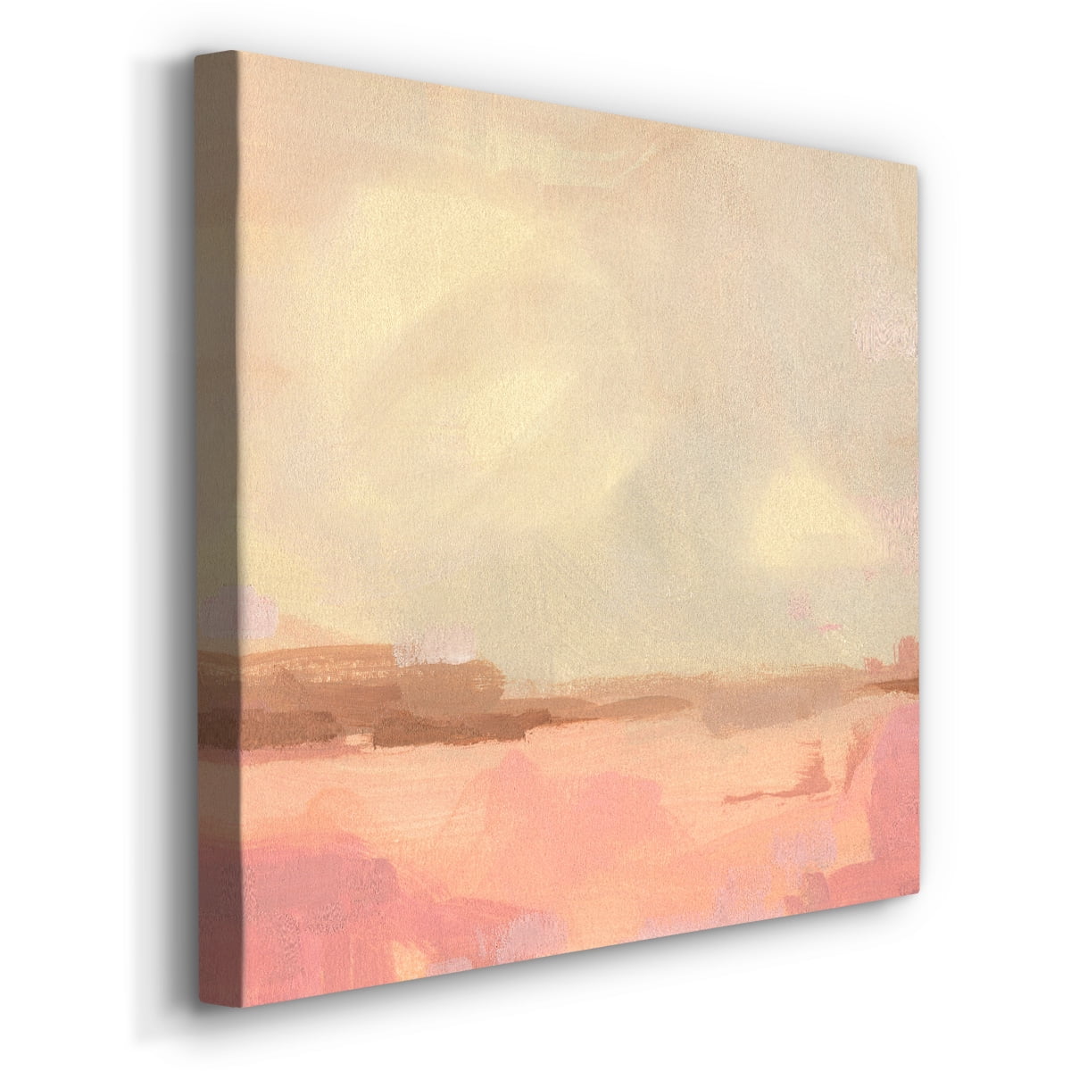 Wexford Home Salt Lake Sunrise I-Premium Gallery Wrapped Canvas, 24" x 24" - Ready to Hang