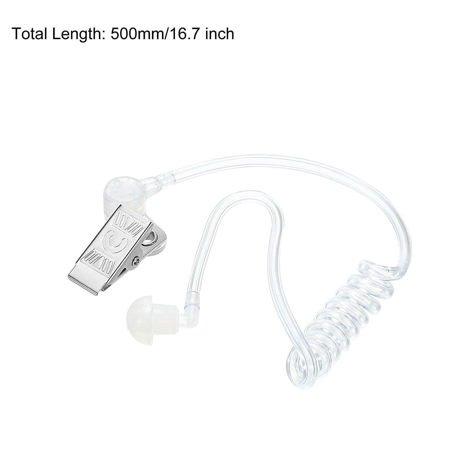 2 Wire Radio Earpiece Replacement Acoustic Tube For Two-Way Radio ...