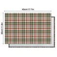 thumbnail image 6 of Set of 4 French Country Plaid Placemats Machine Washable Durable Linen Table Mats Heat Resistant Wrinkle Free Provincial Checkered Place Mats for Dining Table, 6 of 6