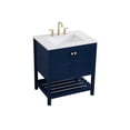thumbnail image 4 of Elegant Kitchen and Bath 30 inch Single Bathroom Vanity in Blue, 4 of 8