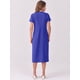 thumbnail image 5 of Vestido midi ANRABESS 2025 casual de verano de manga corta para mujer, 5 of 6