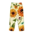 thumbnail image 5 of Bingfone Pajamas For Women,Sunflowers And Butterflies Pajama Pants With Pockets-Xx-Large, 5 of 9