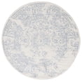 thumbnail image 4 of Safavieh Adirondack Collection ADR101S Oriental Distressed Non-Shedding Dining Room Entryway Foyer Living Room Bedroom Area Rug, 6' x 6' Round, Ivory / Slate, 4 of 5