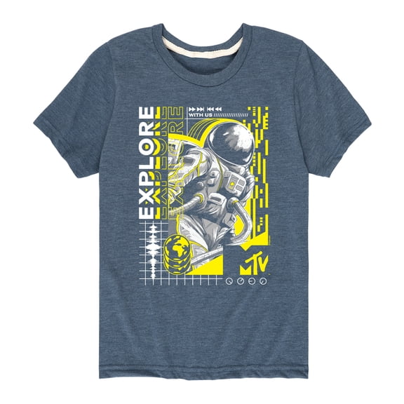 MTV - Explore Moon Person - Toddler & Youth Short Sleeve Graphic T-Shirt