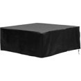 thumbnail image 4 of 240*240*85cm Table Cover Outdoor Square Spa Cover Waterproof UV Resistant Black, 4 of 5