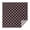 Pink Black Checkerboard Pattern, variant on Beige Black Checkerboard Pattern Square Tablecloth, Waterproof Wipeable Cover, Washable Spillproof for Home Kitchen Party Decor 42"x42"