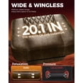 thumbnail image 3 of GTPLAYER Ergonomic Gaming Chair with Footrest and Lumbar Support, Brown, 3 of 9