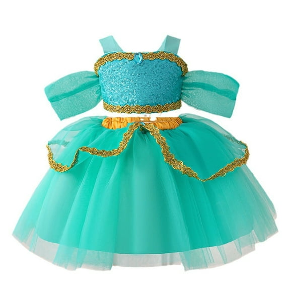 Baby Girl Princess Dress Toddler Bow Party Cosplay Dress Carnival Party Outfit 6M-3T