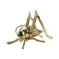 thumbnail image 2 of Solid Brass Lucky Cricket Rustic Fireplace Hearth Mantle Decor, 2 of 4