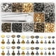 thumbnail image 1 of Remaches Metálicos, 480pcs Multifuncionales 3 Tamamosos Diferentes Conjuntos de Remaches de Doble Cara Con Herramienta de Perforación para Agujeros de Diy de Cuero de Bricolaje, 1 of 8