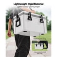 thumbnail image 4 of TOPCOMFY Cooler Portable 26 QT Insulated Hard Cooler with Handles and Carrying Strap for Outdoor Camping Tailgating and Beach Use, 4 of 5