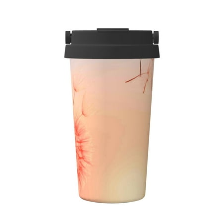 

Matuu The Sunset of Dandelion for Insulated Coffee Mug Reusable Travel Coffee Cup Spill Proof 16oz Stainless Steel Coffee Cups for Hot/Ice Coffee Tea