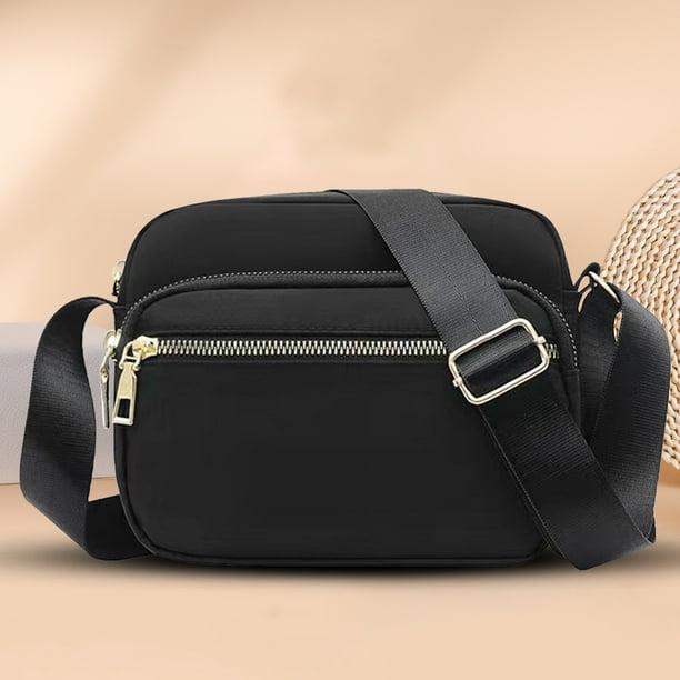 Bolso de viaje para mujer bolso de mano de nailon bolsos de mensajero con correas ajustables simples a la moda FLhrweasw Nuevo