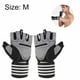 thumbnail image 2 of Guantes de levantamiento de pesas para gimnasio y entrenamiento, soporte de muñeca, guantes de levantamiento de pesas, protección de palma Adepaton  CPB-DE-SSW407-7, 2 of 5