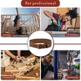 thumbnail image 6 of Style n Craft - 3" Wide Extra Long Full-Grain Leather Work Belt, Durable and Rugged Belt, Dark Tan (98439), 6 of 6