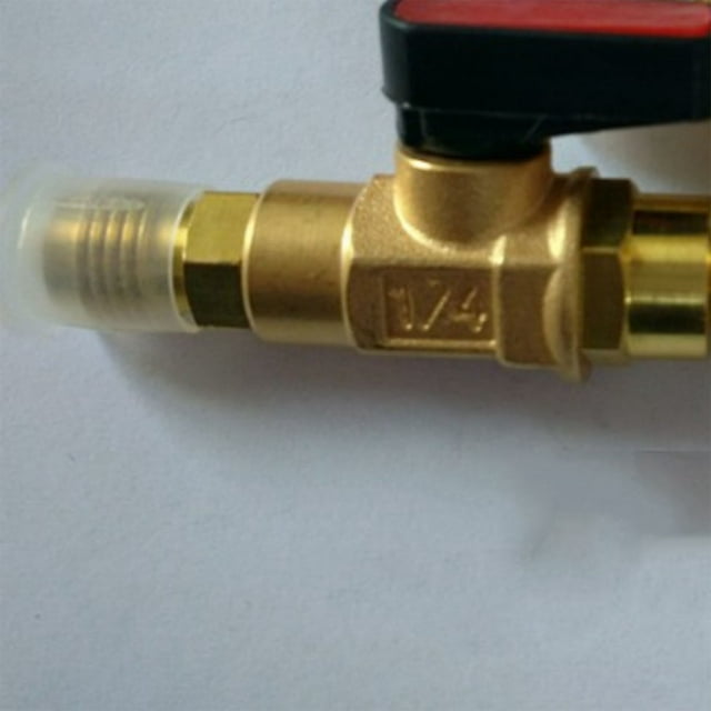 Refrigerant Ball Valve Adapter,AC Air Conditioning Refrigeration Refrigerant Liquid Charging Hose Valves Refrigerant Liquid Hose Valve Adapter Exceptional Value