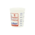 thumbnail image 3 of United Solutions 1 Quart Round Measure Right Plastic Mixing Container, Clear, 1 Each, 3 of 5