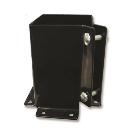 

4 x 4 in. Post Base Bolt Spike Head Black