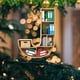 thumbnail image 3 of El Estante La Biblioteca Del Ornamento Libro en Forma Letra Adorna Navidad Durable Acrílico, 3 of 9