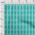 thumbnail image 1 of oneOone Coton Popeline Turquoise Bleu Tissu Rayé & Femmes Face Robe Tissu Tissu Imprimé par la Cour 56 Pouces de Large, 1 of 3