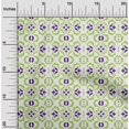 thumbnail image 2 of oneOone Rayon Light Green Fabric Mosaic Sewing Craft Projects Fabric Prints By Yard 56 Inch Wide, 2 of 5