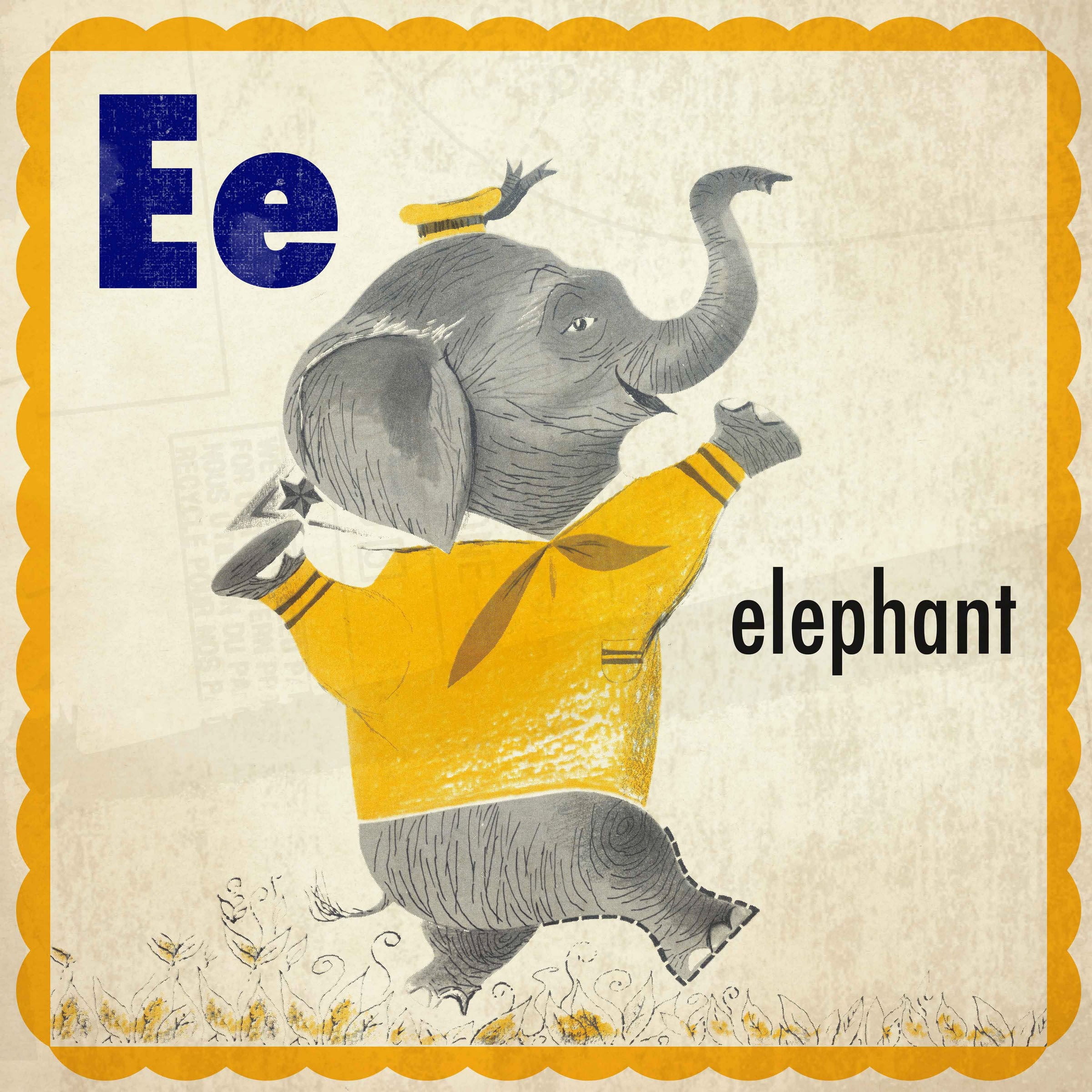 Marmont Hill "Elephant" by Curtis Painting Print on Canvas