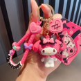 thumbnail image 1 of Cartoon Genuine Sanrio HelloKitty Kulomi Projection Camera Pendant Plush Big Ear Dog Keychain Female, 1 of 7