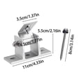 thumbnail image 2 of 2023 New Adjustable Solar Panel Bracket, Solar Panel Holder End Clamp Kit, Stand Solar Module 0-60 Individually Flat Roof Mounting Angle, 2 of 5