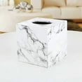 thumbnail image 4 of Square Tissue Box (Marble), 4 of 4