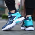 thumbnail image 2 of kids sneakers  shoes non slip warm shoes middle top outdoor Boys blue sneakers, 2 of 8