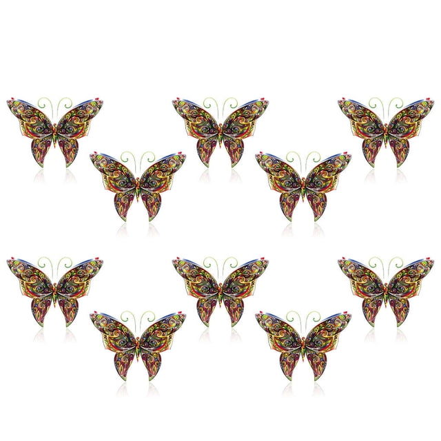 10 Pieces Heat Transfer Patterns T-Shirt Clothes Printing Decals Sheets Household DIY Crafting Fabric Making Accessories Type 4