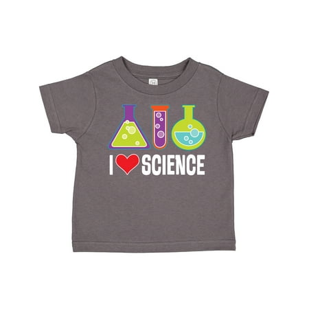 

Inktastic I Love Science Chemistry Teacher Gift Toddler Boy or Toddler Girl T-Shirt
