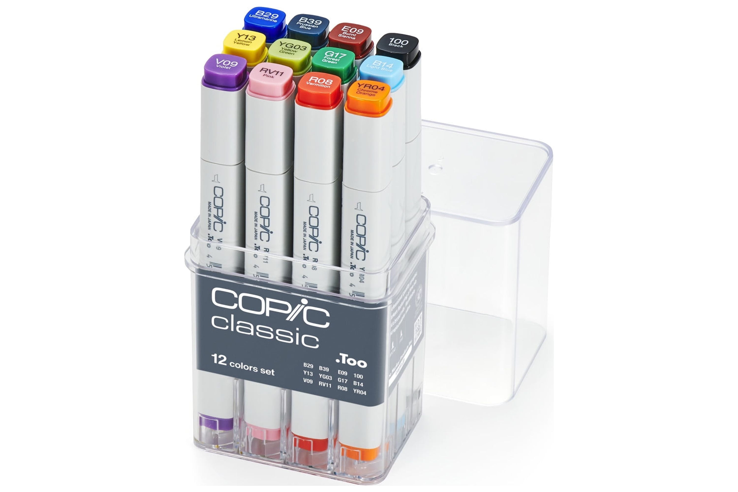 Copic 36-Color Basic Sketch Set, Professional Art Coloring