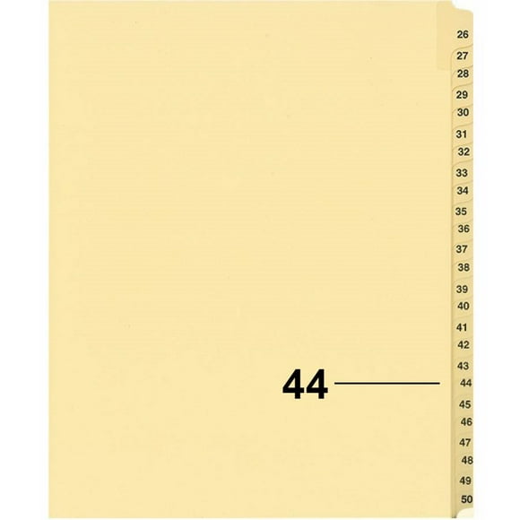 Davisgroup B1125-44 Index Numérique Individuel pour Contentieux44 - 1 Chacun