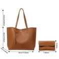 thumbnail image 4 of GOIACII Women's Tote Bag Large Shoulder Purse Ladies Top Handle Handbags Vegan Leather Big Bags for Work Shopping Travel, 4 of 10