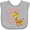 AC-Heather Grey, variant on Inktastic My Grandpa Loves Me- Cute Giraffe Boys or Girls Baby Bib