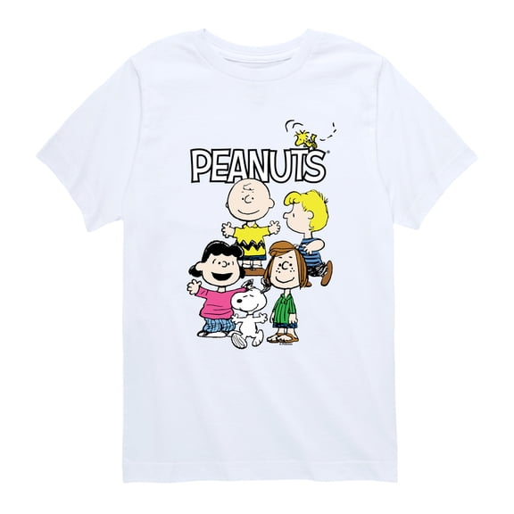 Peanuts - Crew - Youth Boys Short Sleeve Graphic T-Shirt