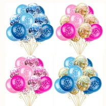 WHAMVOX  15 Pcs Balloon Suit Sets Year Old Birthday Party Decorations Baby