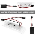 thumbnail image 4 of EIMELI 2Pcs License Plate Light LED Number License Plate Light Reusable Premium Durable Number Plate Lamp Bright White LED Plastic Car Auto Number Plate Lamp Light for Car Auto, 4 of 11