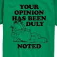 thumbnail image 3 of Garfield - Your Opinion Has Been Duly Noted - Toddler & Youth Short Sleeve Graphic T-Shirt, 3 of 5