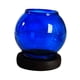 thumbnail image 2 of Candelabro de cristal, centro de mesa con luz de velas segura, decoración para el hogar, mesa, Festival, comedor, banquete Azul, 2 of 9