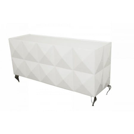 - VIG Versus Eva Luxury White High Gloss Finish Lacquer 3-Door Buffet Modern