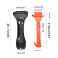 thumbnail image 5 of Escape Tool 2-Pack For Car, Car Emergency Safety Hammer With Car Window Glass Breaker And Seat Belt Cutter, 5 of 5