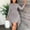 Gray, variant on Women's Bodycon Dresses Midi Work Pencil Dress Tea Party Long Sleeve Dress Church Cocktail Irregular Ruffle Ruched Dresses