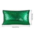 thumbnail image 3 of uvwlwu Elegant Sequin Pillow Cover for Wedding Celebration and Festive Home Gradient Glitter Cushion(Silver), 3 of 6
