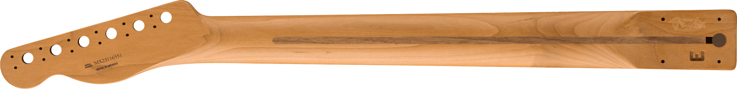 Fender Satin Roasted Maple Telecaster Flat Oval Shaped Neck, Rosewood Fingerboard