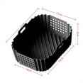 thumbnail image 4 of PASILI Set Of 2 Silicone Liners For Air Fryer For Sl401 Af400Uk Af300 Baskets, 4 of 9
